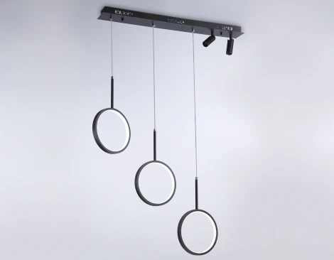 Подвесной светильник Ambrella COMFORT FL5278 (регулировка яркости, LED, 220V, пульт управления, на тросе)