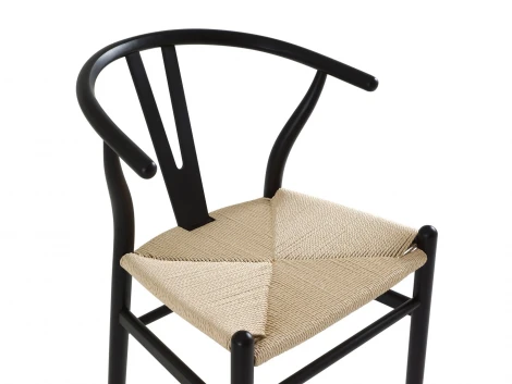 Стул Monk stick ОГОГО Обстановочка! 942590 (Массив,Дерево/Черный,Бежевый)