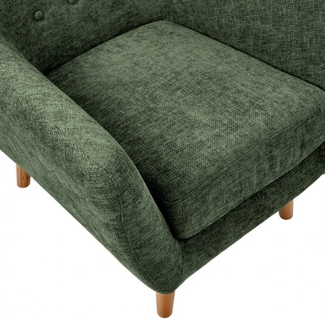 Кресло Bradexhome Picasso зелёный, шенилл