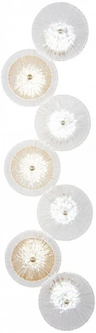 Бра светодиодное Arte Milano AM-1252B 7.1252B.D250.H800.LED G (220V, круглые)