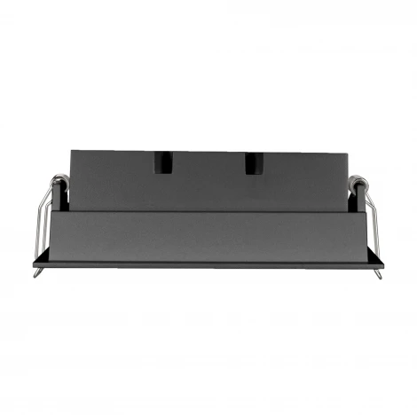 Светильник линейный встраиваемый LED MS-ORIENT-BUILT-TURN-TC-S67x150-10W Warm3000 (BK-BK, 30 deg, 230V) (Arlight, IP20 Металл, 5 лет) 037208