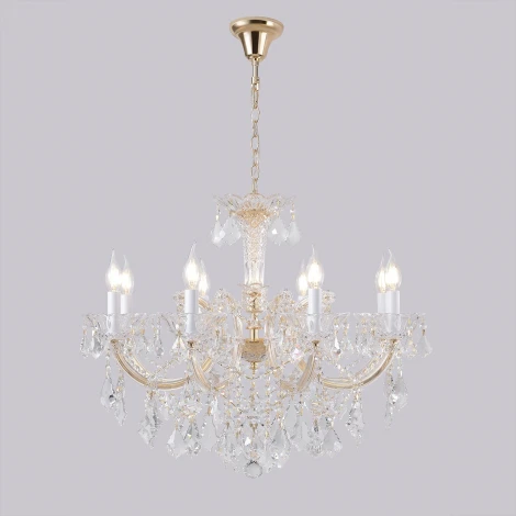 Подвесная люстра Crystal Lux CRISTELLE SP8 GOLD