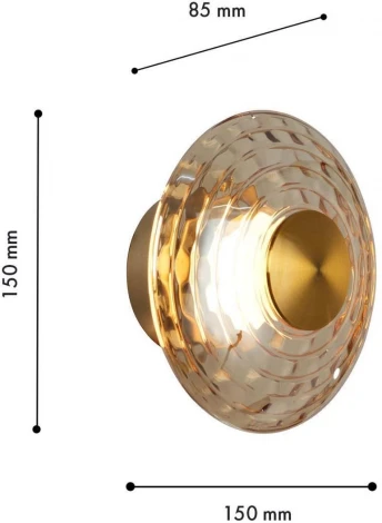 Настенный светильник Favourite Claros 4641-1W (LED, 220V, круглые)