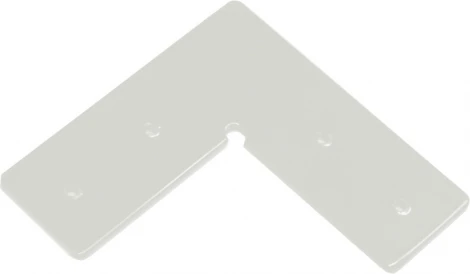 L-образный соединитель для магнитного шинопровода Donolux Magic track L connector DLMX White (24V)