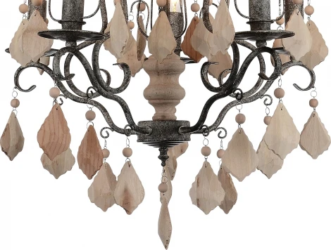 Подвесная люстра Favourite Albero 1763-5P (220V, подвески, на цепи, подсвечник, свеча)