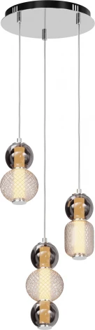 Подвесной светильник Maytoni Drop MOD273PL-L33CH3K (LED, 220V, на проводе, шарики)