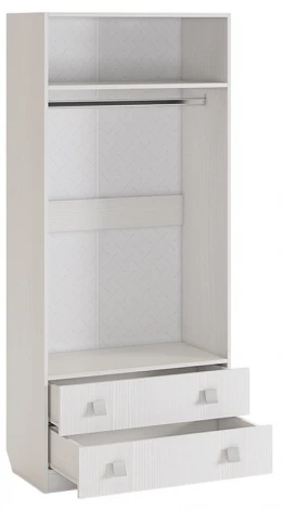 Фэнтези Шкаф комбинированный (с ящ. 2-створчатый), цвет белый рамух Mebelson (арт.MDF-01.1747)