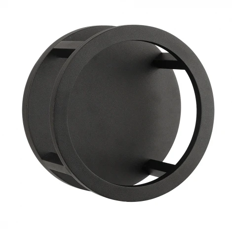 Настенный уличный светильник Arte Lamp A3370AL-1BK (LED, 220V, круглые, IP65)