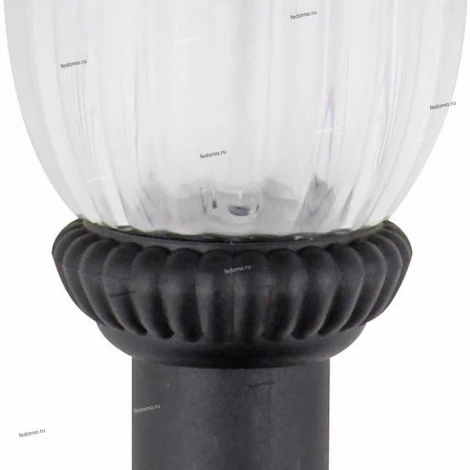 Светильник грунтовый уличный светодиодный на солнечных батареях Horoz Pluton, 1 плафон, черный с белым