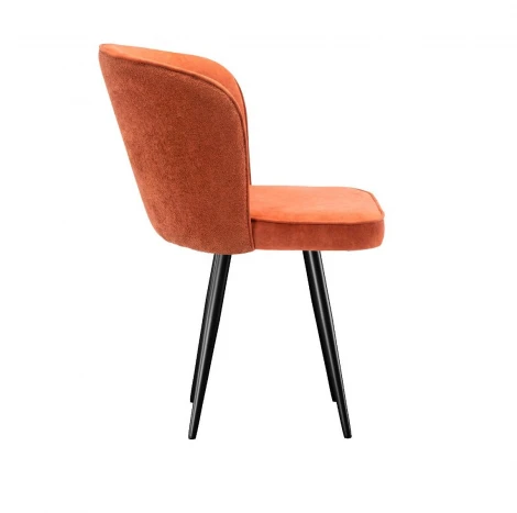 Стул DikLine 348 поворотный P09/L05 терракотовый, ножки черные 00-00084738