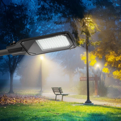 Уличный консольный светильник светодиодный ЭРА SPP-5 SPP-504-0-50K-050