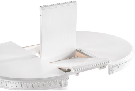 Деревянный стол Woodville Долерит белый 543571