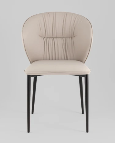 Стул обеденный Stool Group Deia серая экокожа серые ножки арт.УТ000040332