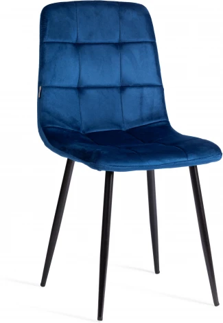 Стул CHILLY (mod. JSC-220) Tetchair (Велюр,Металл /Сиий,Черный) арт. 21494