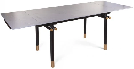 Стол обеденный Trump (160+40+40), керамика серая Top Concept 2001000000968