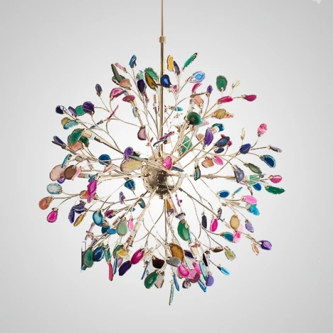 Потолочная люстра на штанге ImperiumLoft agate-801