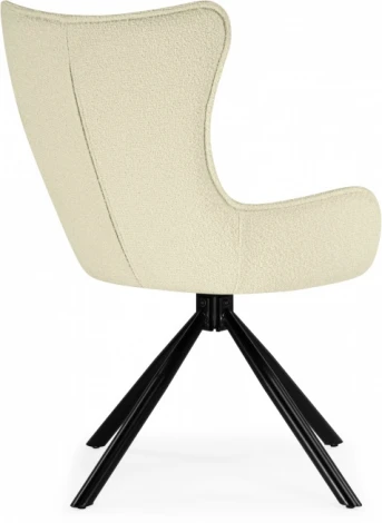 Стул на металлокаркасе Woodville Chicago cream / black арт.15829