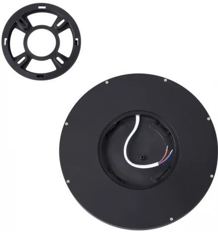 Настенно-потолочный Sonex Omega Black 7662/18L MITRA пластик/белый/черный LED 18Вт 3000/4000K D230 IP20 (круглые)