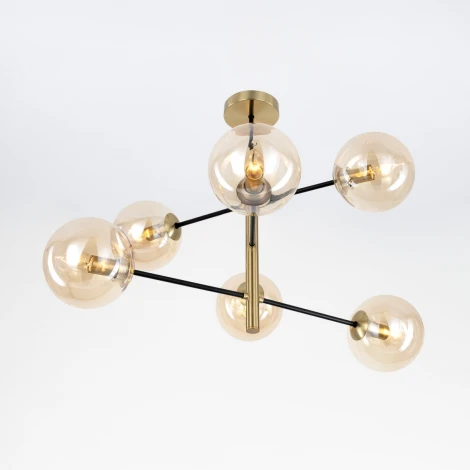 Потолочная люстра ярусная на штанге Citilux Лорен CL146263 (220V, шарики)