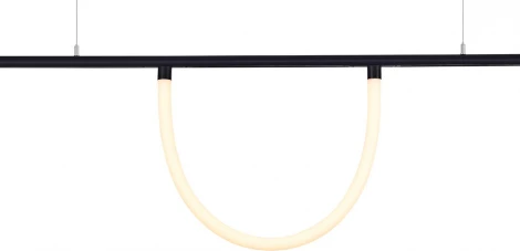 Трековый светильник с гибким неоном магнитный 14Вт 48V Donolux Tuba DL20356WW14B (LED, круглые)