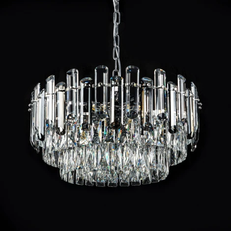 Подвесная люстра хрустальная Modelux MODELUX ML.9006.9 CR-SM