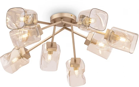Потолочная люстра Freya Isabella FR5095CL-08G (220V, куб)
