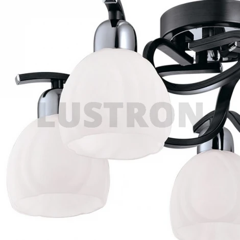 Потолочная люстра IDLamp Gioconda 389/5PF-Blackchrome