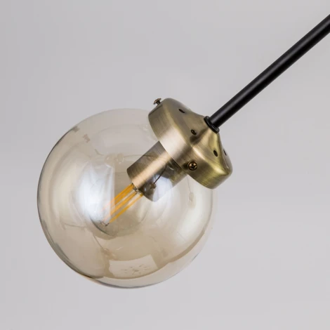 Потолочная люстра на штанге Citilux Планета CL105295 (220V, шарики, молекулы)