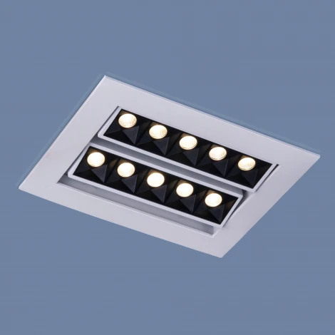 Встраиваемый точечный светильник Elektrostandard 9923 LED 20W 4200K белый/черный (220V)