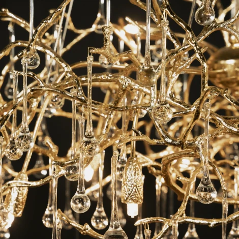 Подвесная люстра Loft It Bijout 10067/1250 GD (220V, на тросе, ветки)