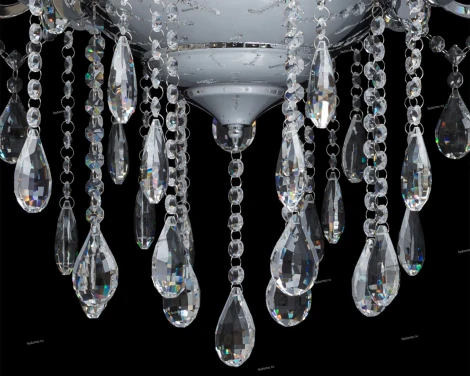 Подвесная люстра Chiaro Сюзанна 458010524 (220V, на цепи, подсвечник, свеча)