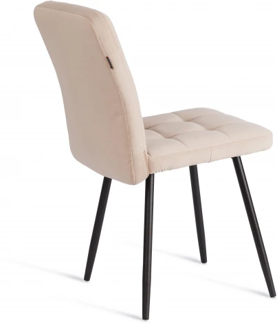 Стул обеденный Sweet Tetchair (Флок/Бежевый,Черный) арт.24814
