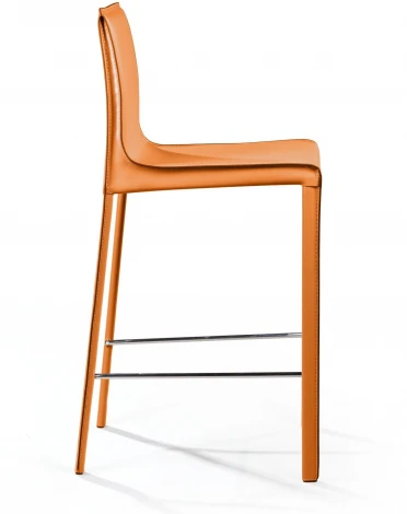 Стул полубарный Top Concept Barrie, кожа camel