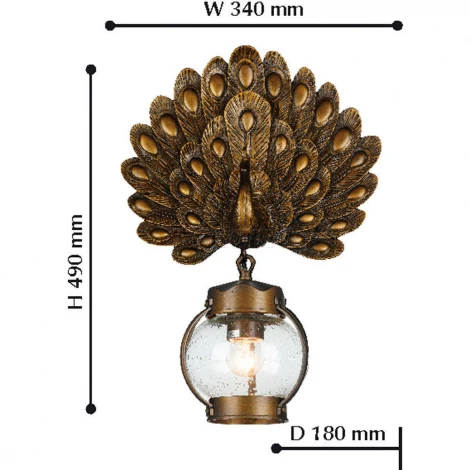 Настенный фонарь уличный Favourite Hunt 2032-1W (220V, IP44)