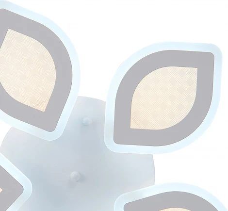 Потолочная светодиодная люстра Natali Kovaltseva LED LAMPS 81167 с пультом ДУ, моб. приложением 100W, белый, LED (регулировка яркости, 220V)