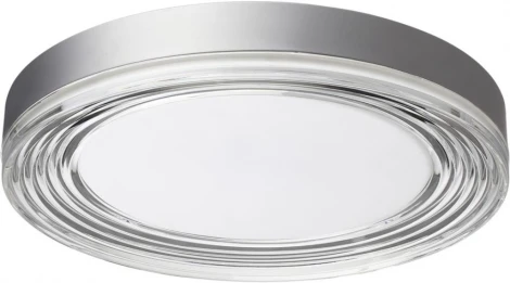 Светильник настенно-потолочный Sonex металл/акрил/серебро/прозрачный Sonex Mitra 7728/76L LED 76Вт INFINITA (220V, круглые)