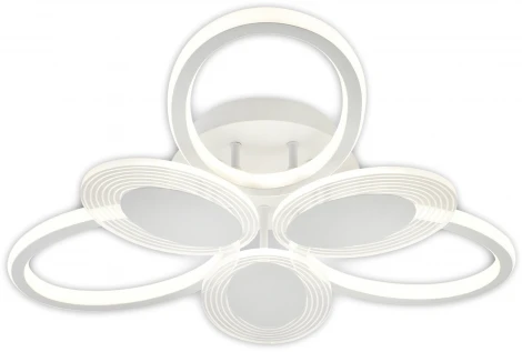 Потолочная люстра Atreus 10259/6 LED*186W White (регулировка яркости, 220V, пульт управления, цветы)