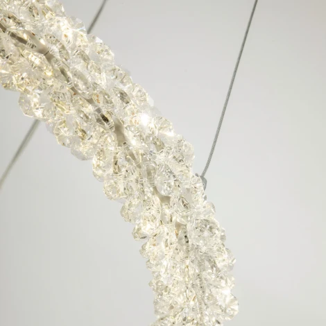 Подвесной светильник светодиодный хрустальный Modelux MODESTYLE MS.1130.400 CR