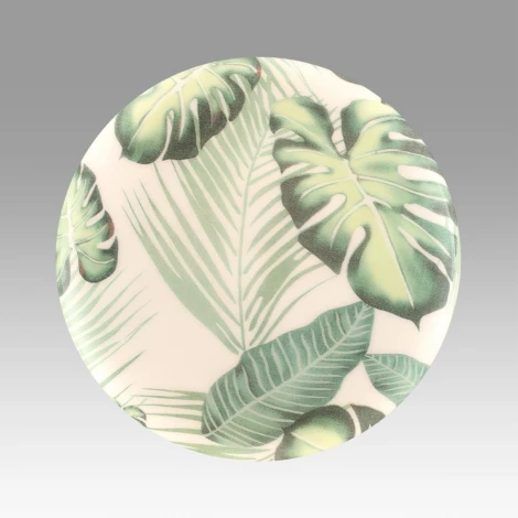 Настенно-потолочный светильник светодиодный Sonex Flori 7748/DL PALE SN пластик/белый/зеленый LED 48Вт 3000-6000К D380 IP43 пульт ДУ (220V, круглые)