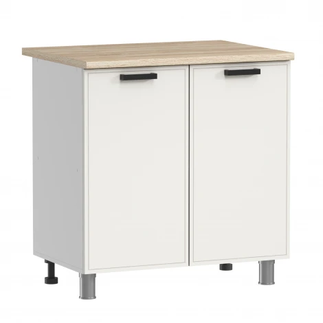 ГК Аленушка 2 м Магнолия Молочный/Молочный,скоба черный,сонома