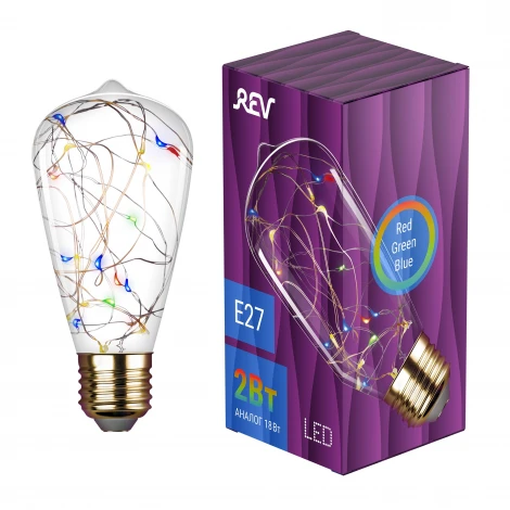 Лампочка светодиодная филаментная REV 32447 8