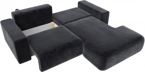 Диван угловой Лига-036 НПБ Классик правый угол Лига Диванов (Велюр) арт.127743