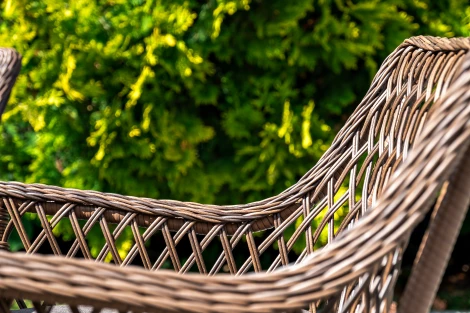 Плетеное кресло из искусственного ротанга, цвет коричневый 4SIS Латте YH-C1619W-2 brown