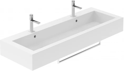 Раковина Цвет и Стиль Стилло 127 с полотенцедержателем