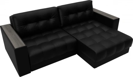 Диван угловой с декором Лига-049 НПБ Лига Диванов (Экокожа) арт.128469