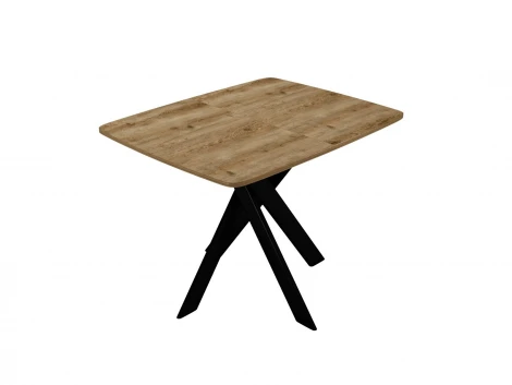 Стол DikLine DB110 Дуб галифакс/опоры черные арт.00-00079991