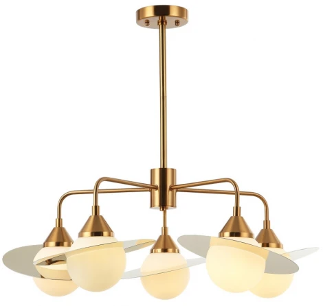 Потолочная люстра на штанге Stilfort Saturn 2125/03/05P (220V, шарики)
