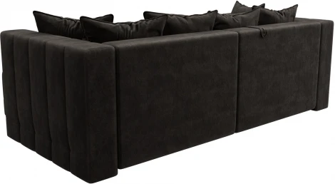 Диван угловой Лига-052 НПБ угол универсальный Лига Диванов (Велюр) арт.128812