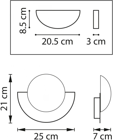 Настенный светильник LED Lightstar Erica 609636 (220V, круглые)