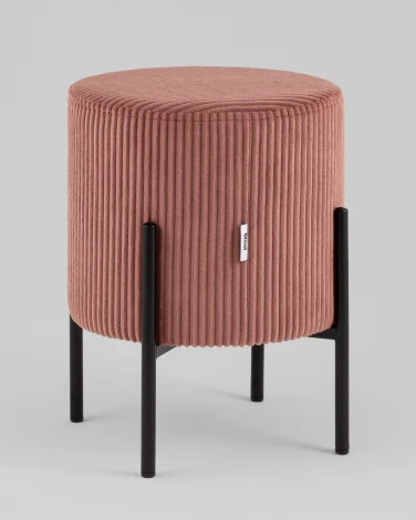 Пуф Stool Group Кейси велюр рельефный молочный арт.УТ000040011